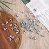 30pcs Shelf Support Pegs Replacement Accessories, Zinc Alloy Bookshelf Pegs