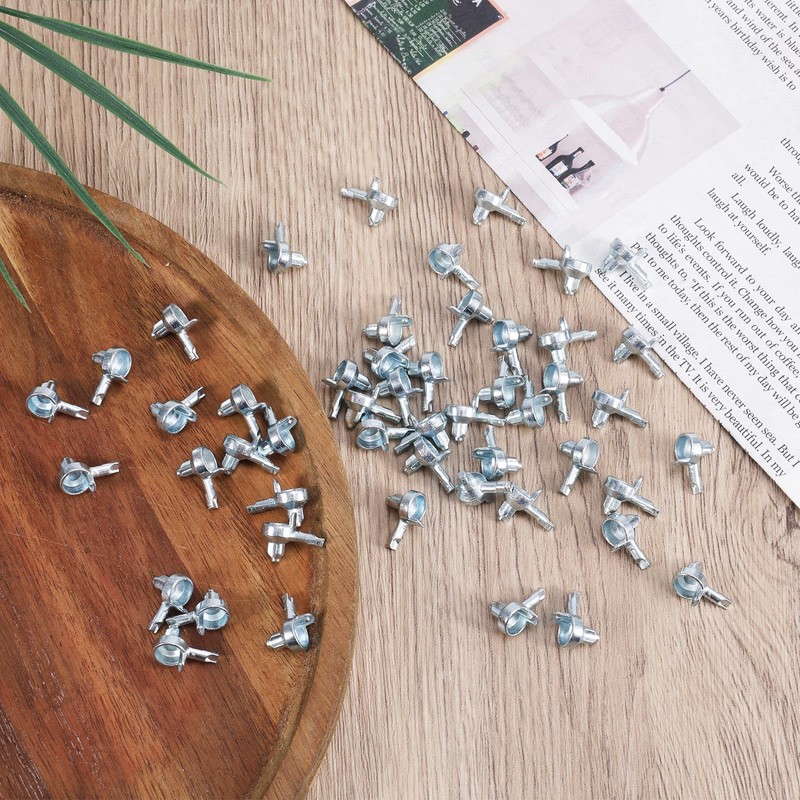 30pcs Shelf Support Pegs Replacement Accessories, Zinc Alloy Bookshelf Pegs