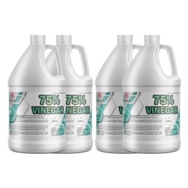 75% Vinegar - 4 Gallon Case - Powerful Cleaning and Disinfecting Agent for Industrial Use