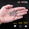 LEONTOOL Wing Nut Set SAE 1/4"-20, 5/16"-18, 3/8"-16 35pcs Wing