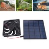5W Solar Panel Fan Eco Friendly Low Noise Compact Portable