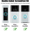 Doorbell Screwdriver Replacement - Double-Ended T6 T15 Security Screws Spare
