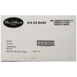 Mrs. Cubbison's Tortilla Strips, Tri-Color, 4 Ounce (Pack of 9)