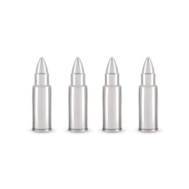 Foster and Rye Stainless Steel Bullet Glacier Rocks, Silver