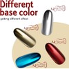 16 Polvo Cromado para Uñas, Nail Art Glitter con Efecto