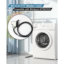 Upgraded W11414731 W11513248 Washer Lid Lock Assembly Compatible with Whirlpool Maytag Crosley Washer WTW5010LW0 WTW5015LW0 WTW5057LW0 Replaces AP7002928 PS16543458 DTL60003 Lid Lock Switch