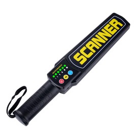 NATOTINORCH Handheld Metal Detector Wand Rechargeable, Security Wand, Adjustable 6-Level Sensitivity for Safety Inspection, Scanning All Metal Products (with Built-in Battery)