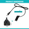 09982 Deep Fryer Cord Replacement for Presto FryDaddy & Granpappy