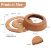 LVACODV Leather Bottle Pump Repair Kit Leather Lower Valve Leather