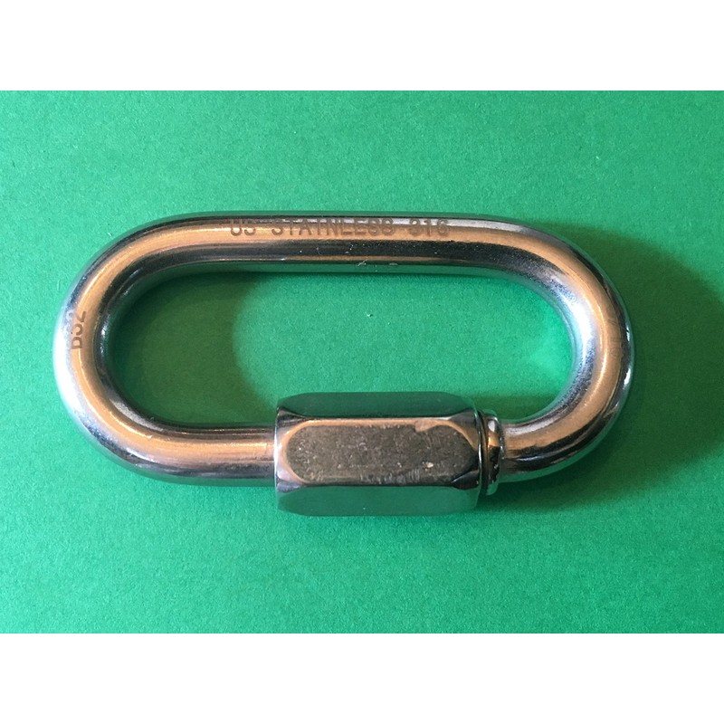 US Stainless 4 Pieces Stainless Steel 316 Quick Link 5/16
