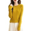 Chanyarn Women's 100% Merino Wool Sweater 2024 Fall Winter Crew