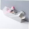 DOITOOL Multifunctional Transparent Four Desktop Organizer Space Saving Storage Box
