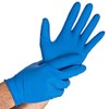 FRANZ MENSCH Hygostar Nitrile Gloves Power Grip Powder-Free Pack Blue