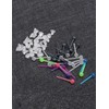 Jenxnjsjo Clear Plastic Silicone Rubber Multicolor Post Ball Stud Earrings