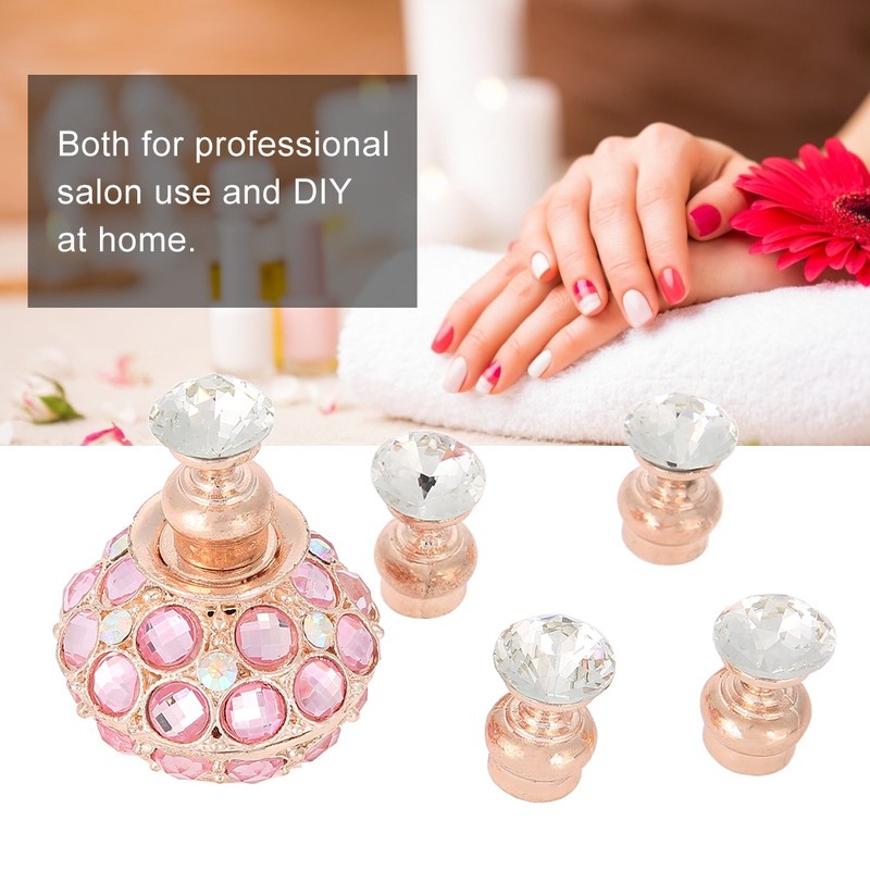 5Pcs Manicure Display Practice Stand Shelf Nail Art Tip Holders