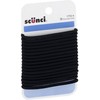 Scunci No Damage Large Black Hair Elastic 18 ea (Pack