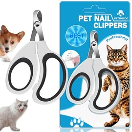 PETMGCOO Cats & Dogs Pets Nail Clippers & Trimmers Rabbit Nail Clippers cat Nail Clippers for Indoor Cats cat Claw Clippers with Safety Guard Professional Grooming Tool for Cat Kitten