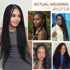 Braiding Hair Pre Stretched 8Packs 24Inch Extensions for Twist or