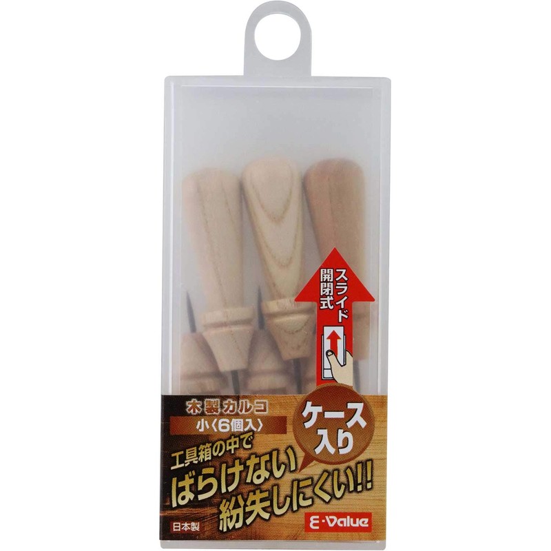 E-Value Wooden Calco Small, Pack of 6