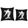 Koko the Clown Ghost Glitch Dancing Throw Pillow