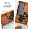 HIGH FIVE Rectangle Leather Tray with Divider Tray Organizer Accessory