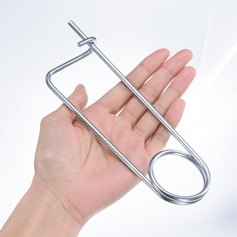 M METERXITY 6-Pack Brooch Shape Cotter Safety Pin, 4.5x108mm Spring