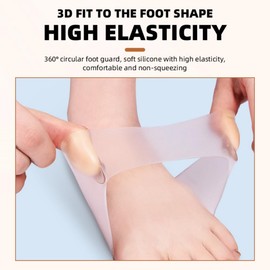 XINIFOOT Fußgewölbebandage, orthopädische Linderung bei Plattfüßen und Schmerzen im Fußgewölbe, Unisex, Unterstützung für Männer und Frauen (klein, 2 Paar)