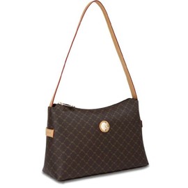 Rioni Signature (Brown) - Top Zip Shoulder Bag St-20178