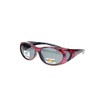 Polarized Sunglasses Fit Over 60 MM Small Oval - Red