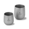 TOMSHOO Insulated Double Wall Drink Cup Camping Titanium Water Cup