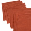 24 Pack Terracotta Cloth Napkins, 16x16 Inches Handmade Dinner Linen