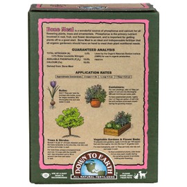 Down to Earth 3-15-0 Bone Meal Fertilizer, 5 lb – Organic, Non-GMO, High-Phosphorus for Bulbs & Root Development
