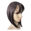Vegas Extensión Toupe Peluquín Postizo Con Fleco Premium 34cm Clip