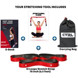 Ctrl Deportes Correa de Estiramiento con bucles