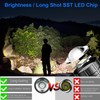 Skylla LED Flashlight 2 Pack,Bright high Lumens Tactical Flashlights with