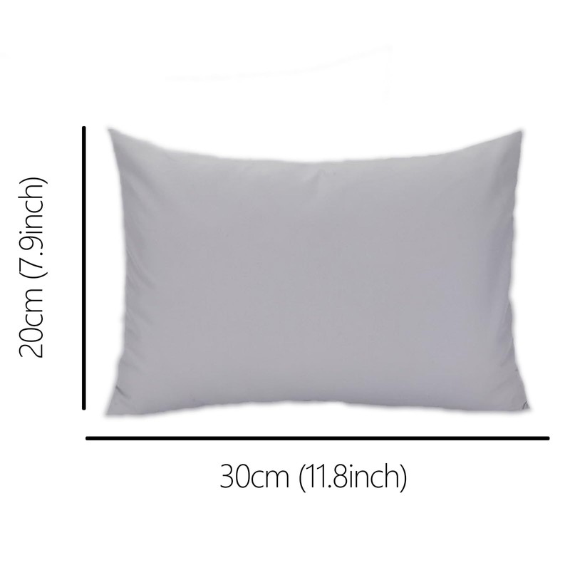 Bustlwor Small Pillow, Machine Washable, Plain, Small Nap Cushion for
