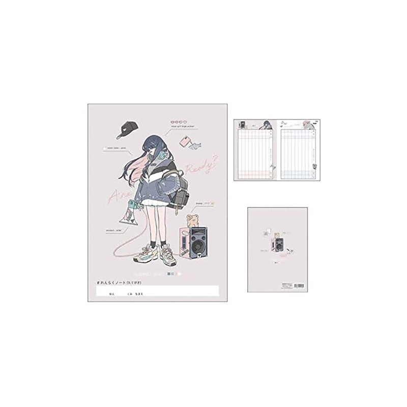 Kamio Japan 202258 LOSER GIRL Contact Note, A5, Freshly Writed,