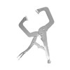 DEKTON DT20332 C Locking PLIER,Silver,11",275mm,Quick Release,Adjustable Screw,HARDERED Steel,PRECISON Teeth,Heavy Duty.