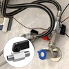 GASHER 6PCS 1/4Inch Mini Brass Ball Valve Shut Off Switch,