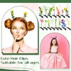 30 Pcs Bean Sprout Hair Clips Mixed Style Plant Hairpins