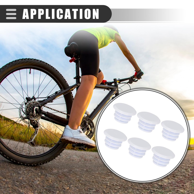 Motoforti Universal Cycling Handlebar Bar End Plugs Caps Locking Grip,