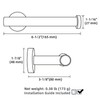 Toilet Paper Holder Brushed Dark Gold, APLusee SUS304 Stainless Steel