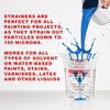 TCP Global - 190 Micron Filter Tips Ultra-Fine Paint Strainer