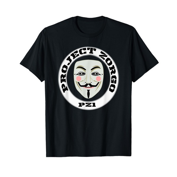 Project Zorgo Anonymous Mask Hacker T-Shirt