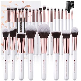 DUcare Juego de brochas de maquillaje profesionales, 27 piezas, brochas de maquillaje sintéticas de alta calidad, base de Kabuki, mezcla de polvo...  