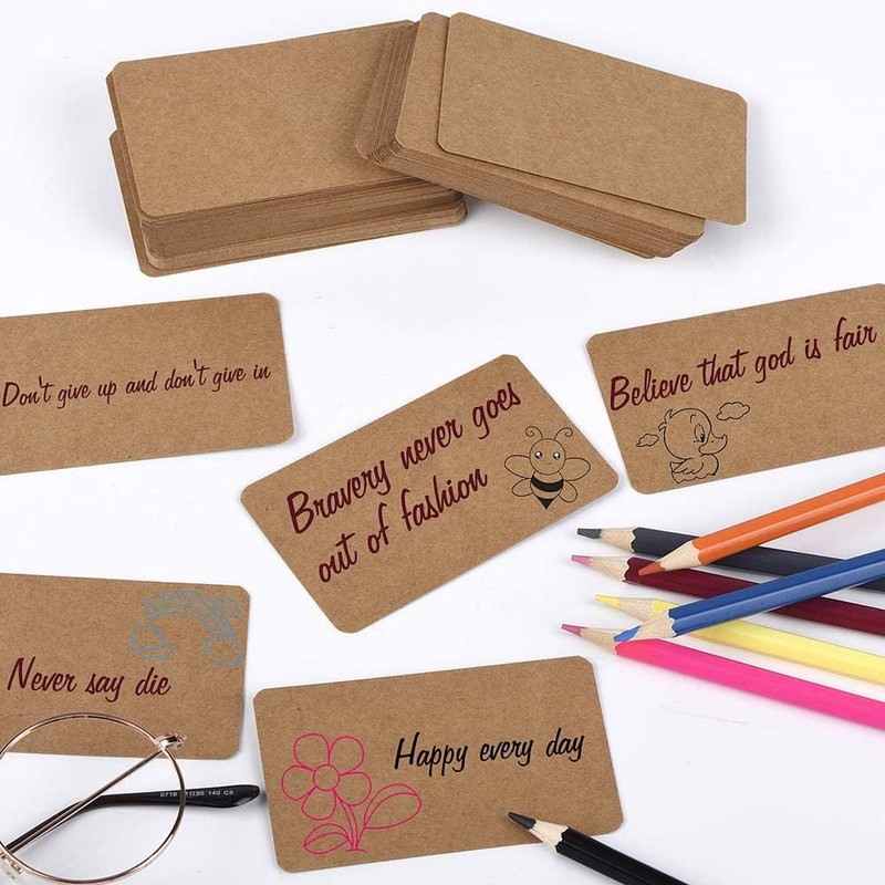 Kraft Paper Cards (200)