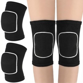 Sibba Kids Knee Pad, Breathable Elastic Knee Brace, Anti-Slip Padded Sponge Knees Protector for Volleyball Dance Running Skating Basketball Football S