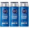 '3 x Nivea Men Strong Power Shampoo for Normal Hair