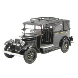 Oxford Diecast AT001 Black Austin Low Loader Taxi