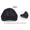Rayson Flat Cap Breathable Summer Mesh Golfer Hat Newsboy Hats